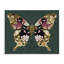 Art mural sur toile "Traditional Florals Butterfly" par Victoria Barnes-1927150214