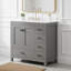 Ensemble de meuble-lavabo 36 po avec lavabo en céramique 36 po, 2 portes à fermeture douce et 5 tiroirs-98354383
