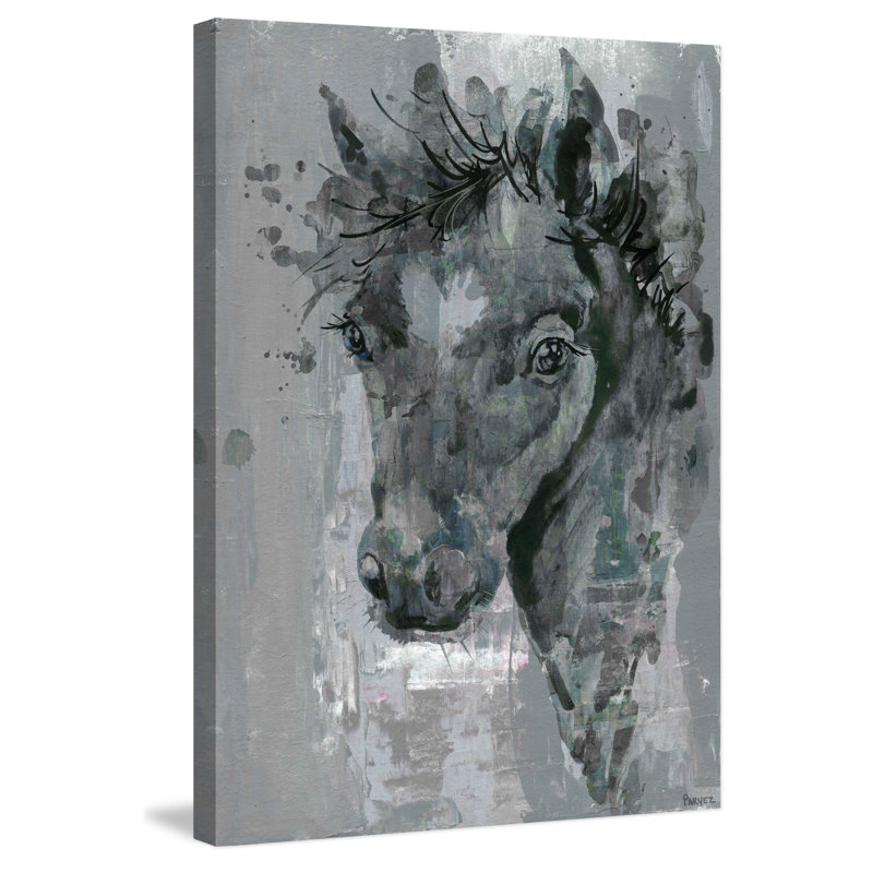 Sweet Stare by Parvez Taj - Wrapped Canvas Painting, 45cm H x 30cm W x 3.83cm D
