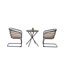 Ensemble de 2 chaises en osier