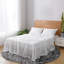 Ensemble de draps en lin blanc-130094561