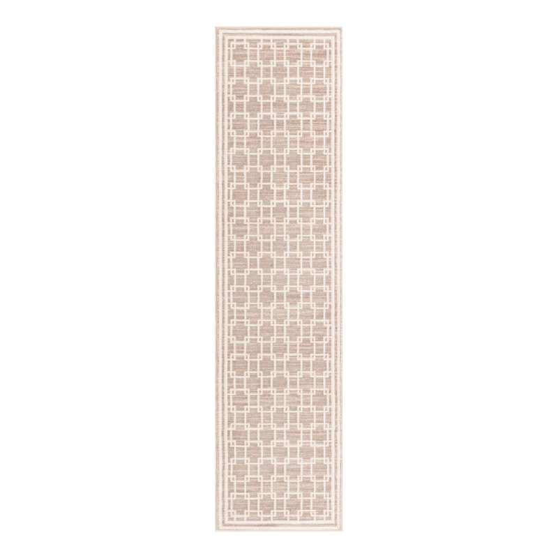 Jill Zarin Metropolitan Uptown Rug Beige, Runner 2' x 8'