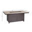 Elba Aluminum Outdoor Fire Pit Table-553030082-553030080-553550049