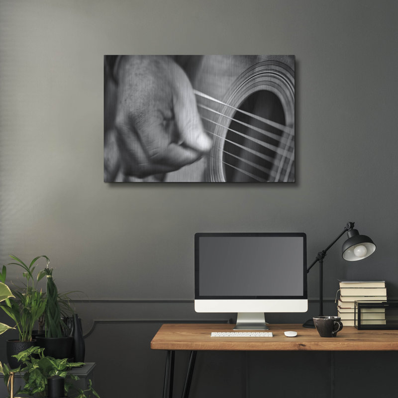 'Busker' by Rick Berk Metal Wall, 24" H x 36" W