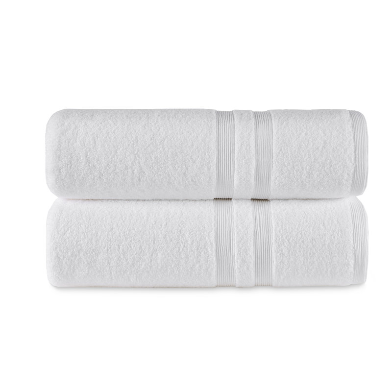 Haugen 100% Turkish Cotton Bath Sheet Set, White 