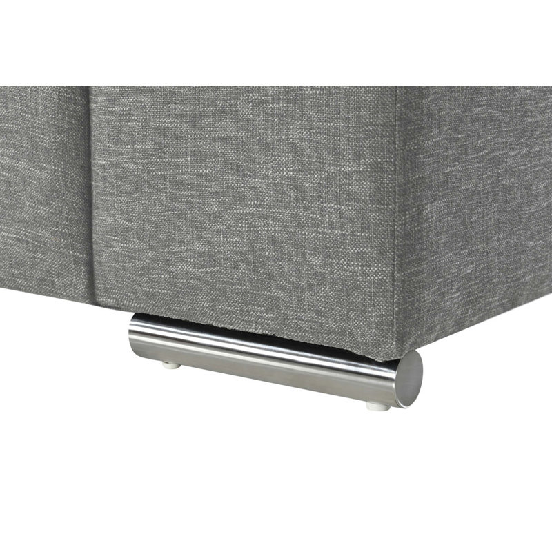 Fauteuils d'appoint en tissu tissé, Tissu gris pâle