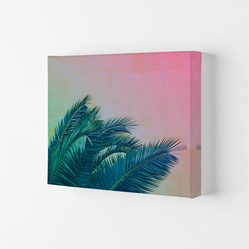 Botanical Palms by Victoria Frost - Print, 21cm H x 29.7cm W x 4cm D, Wrapped Canvas