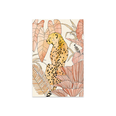 Blush Cheetah I, impression sur verre acrylique