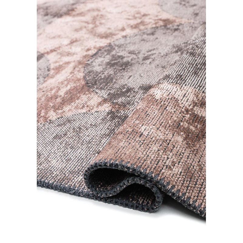 Modern Abstract Polka Dots Rug, Rectangle 9'10" x 14'
