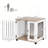 Versatile Dog Crate Table for Small and Medium Dogs, Enhancing Home Decor