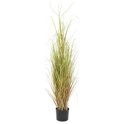 Faux Foliage Grass in Planter