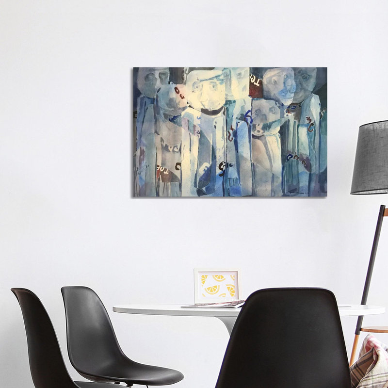 Faces 1 Piece Wall Art on Canvas, 66.04 cm H x 101.6 cm W x 1.905 cm D, Does Not Apply