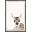 Reproduction d’art graphique sur papier « deer close-up »-1689255349