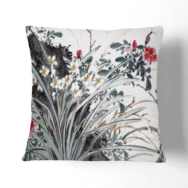 Square Throw Cushion, 55cm H x 55cm W x 20cm D