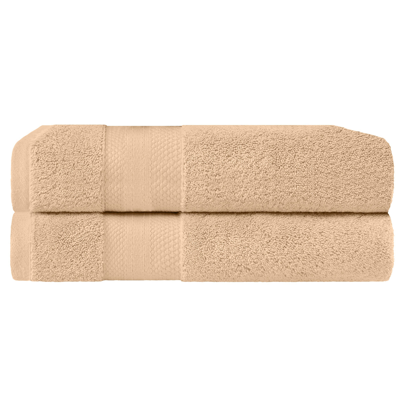 Finnian Ultra-Plush Heavyweight, 100% Turkish Towel Collection, Hazelnut, Bath Sheets - 2 Pack