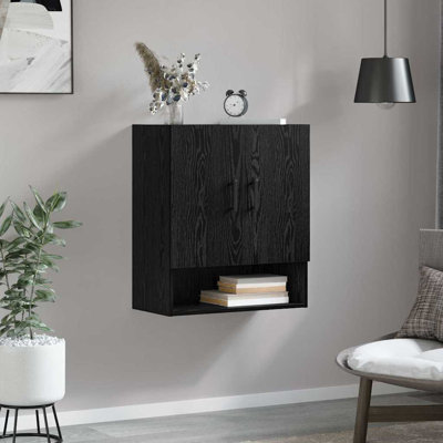 vidaXL Wall-Mounted Cabinet Wall-mounted Engineered Wood Storage Bathroom