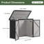 5x2.5Ft Metal Garden Storage Shed