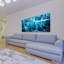 «Abstract Sea Wave», reproduction sur toile encadrée-97709977