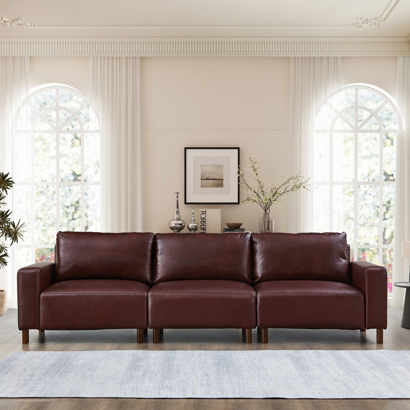 Canapé 3 places rembourré, Bourgogne