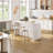 63" Wide Kitchen Island With Power Outlet & Trash Can Cabinet, Split-Level Top Kitchen Cabinet With Pull-Out Spice Rack