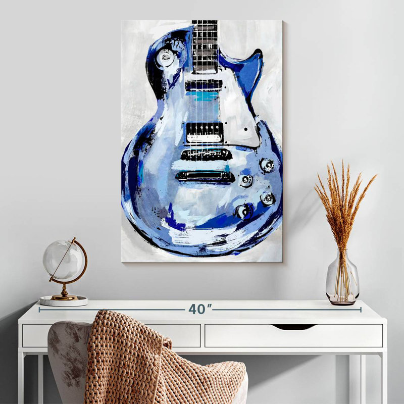 Abarca Electric Blues I, 30" H x 20" W