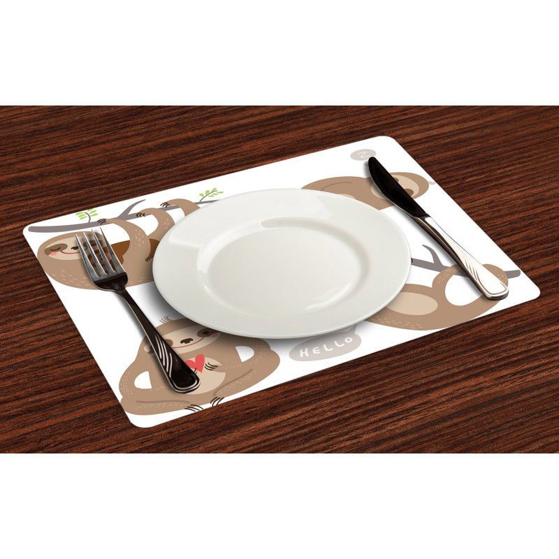 Polyester Animals/Nature Rectangle Placemat