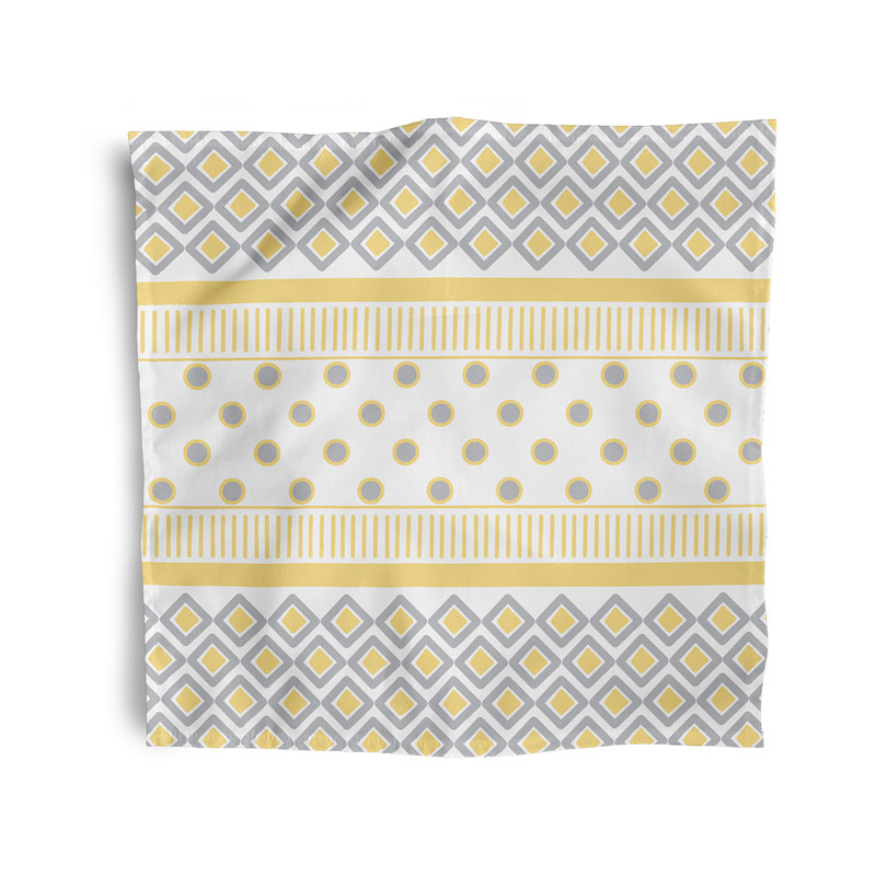 Thuringowa Scrambled Prints Napkins, Yellow