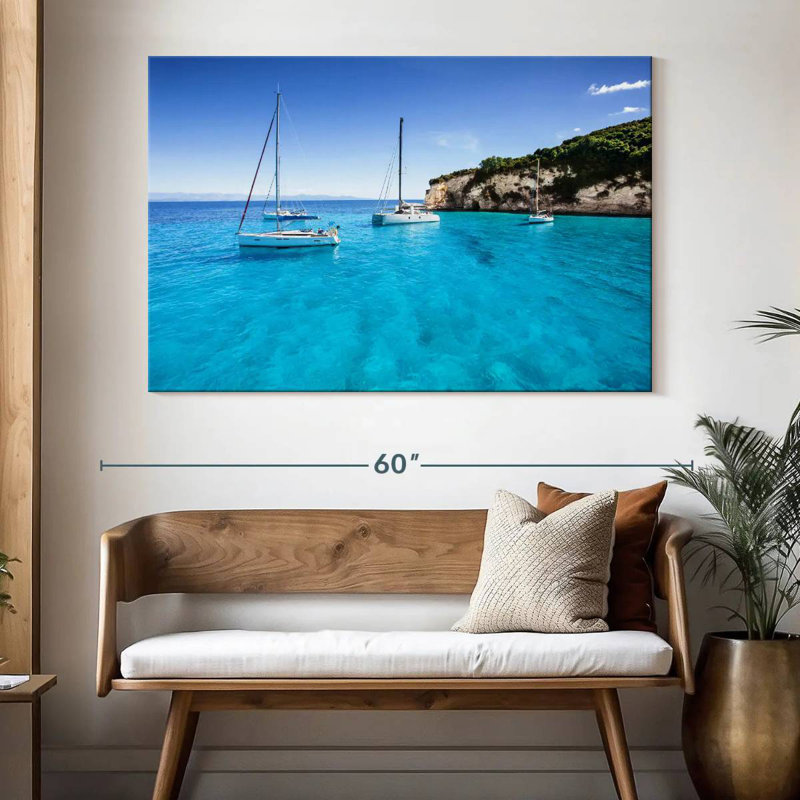 Mehar Paxos Island Sailboats, 34" H x 51" W