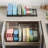 Expandable Food Container Lid Organizer,Large Capacity Adjustable 8 Dividers Detachable Lid Organizer Rack for Cabinets, Cupboards, Pantry Shelves, Drawers Keep Kitchen Tidy,Black 10.2”wide,3.6 Pound.