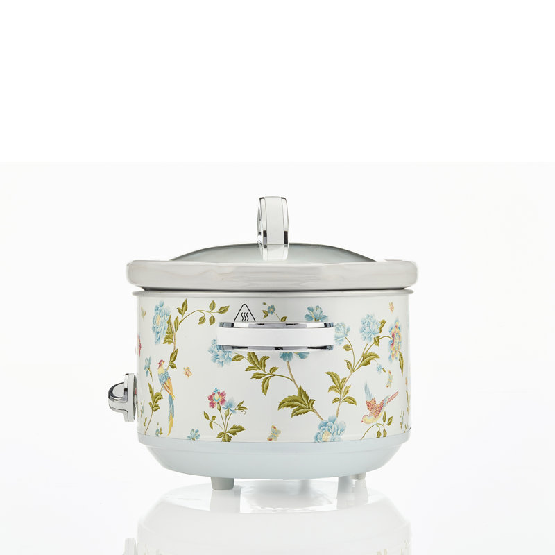 VQ - Laura Ashley 3.5L Slow Cooker, 3.5 quarts, Elveden White