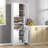 Costway 75" Bathroom Storage Cabinet With 4 Doors & 2 Open Compartments Freestanding-1659888965