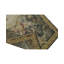 Wool Abstract Area Rug in Green