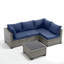 Ensemble de conversation modulaire 5 pièces, ensemble de conversation modulaire avec coussins 5 pièces-200053761-186549002