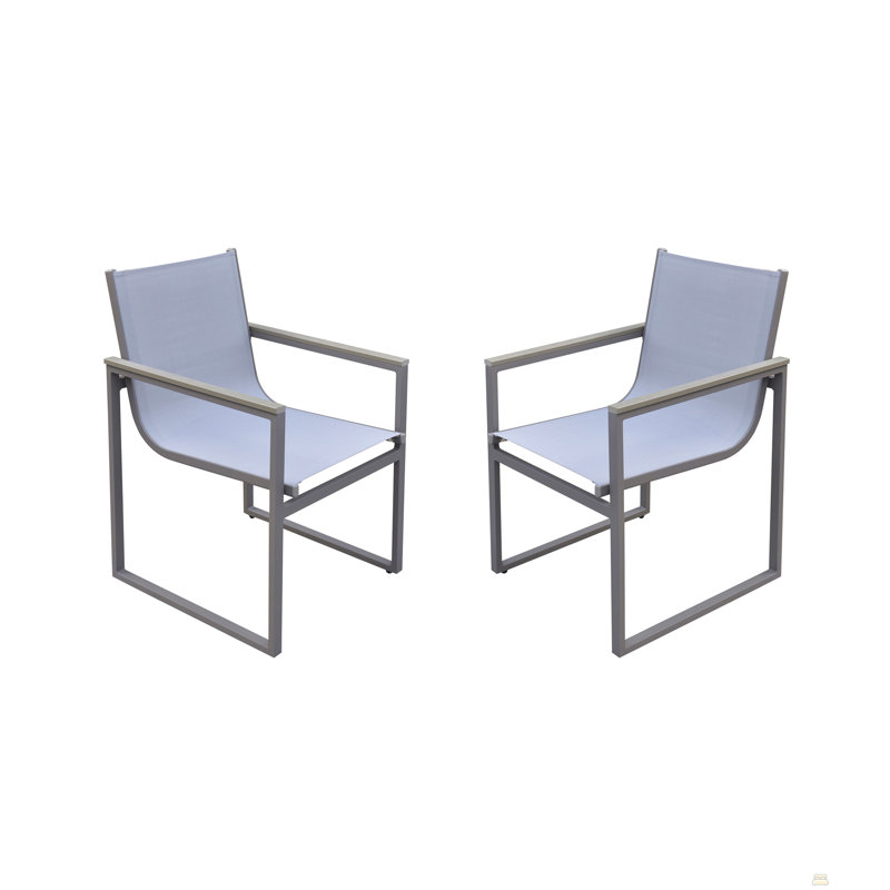 Ensemble de 2 chaises de patio Herra