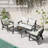 Outdoor Hdpe Terrace Furniture Sofa, Seating Group Of 2 Chairs With Cushions-70157064