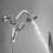 8-Spray Wall Mount Handheld Shower Head Shower Faucet 1.8 GPM With 3-Way Combo Dual 2 In 1 Shower Head-110483098