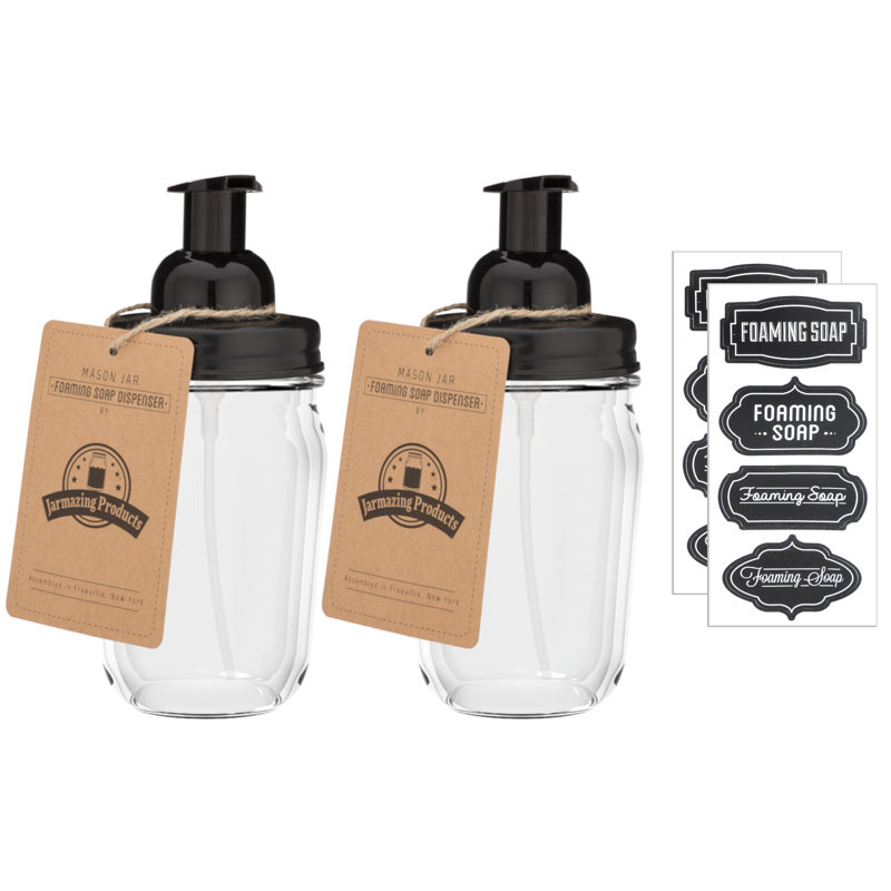 Distributeur de savon moussant Mason jar