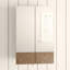 Avisio 450mm W 720mm H Corner Frameless Medicine Cabinet Mirror 2 Adjustable