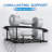 Wall Mounted Shower Caddy Corner Storage Shelf Triangular Shower Basket-946951280