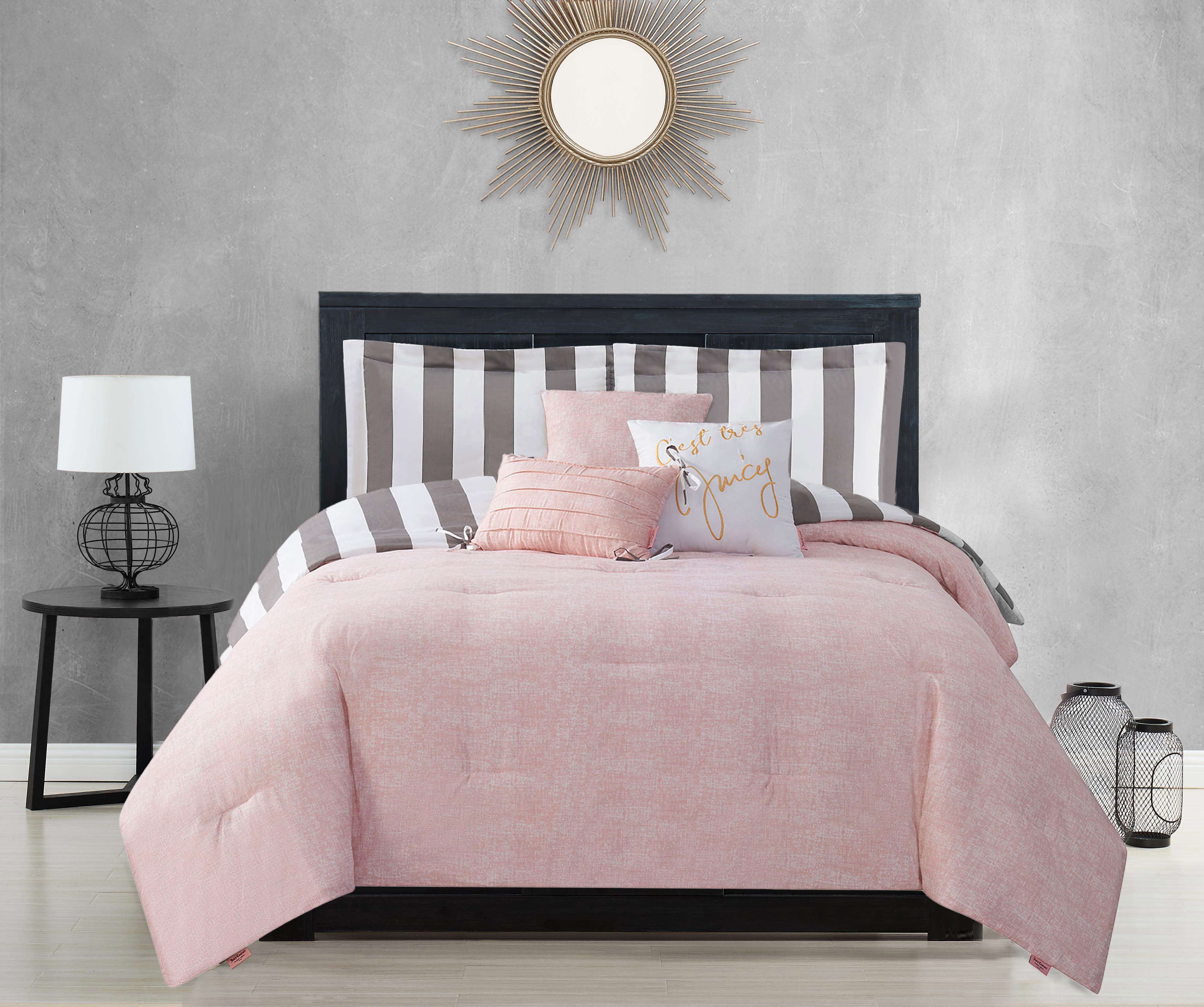 Juicy Couture Cabana Stripe Reversible Comforter Set & Reviews | Wayfair