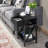 1 Drawer Bedside Table with X-Shape Frame-302951325