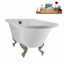 Baignoire sur pattes 62 ", plateau, bonde, pattes 62" Streamline-101628983-102218225