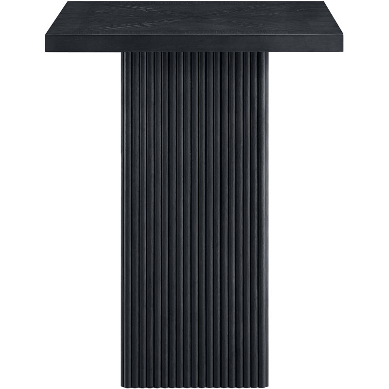 Table en chêne Belinda, 42", Noir