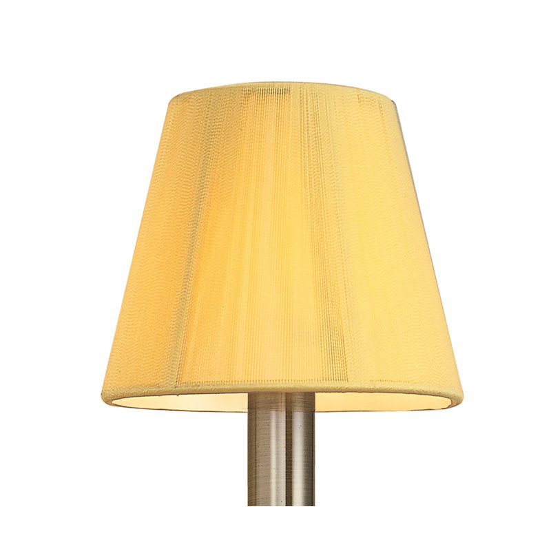 Piland Candle Wall Light, Antique Brass, No, Yellow