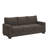 Beaulah Modern Fabric Upholstered Square Arm Sofa-100169691