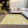 Alfonzo Flatweave Washable Floral Indoor / Outdoor Rug
