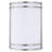 Kenedee Nickel LED Flush Mounted Sconce