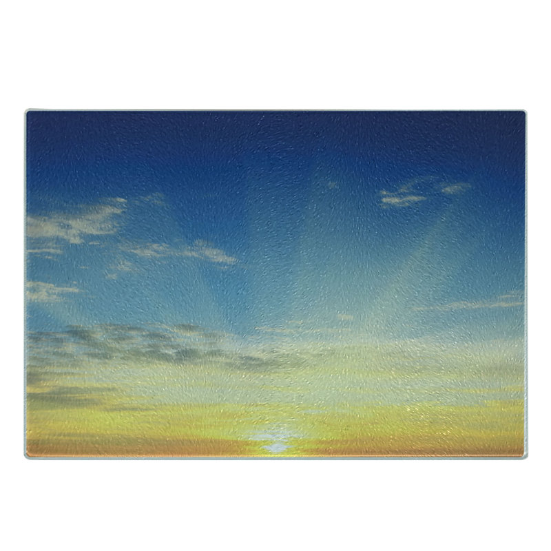 Planche à découper en verre trempé Ambesonne