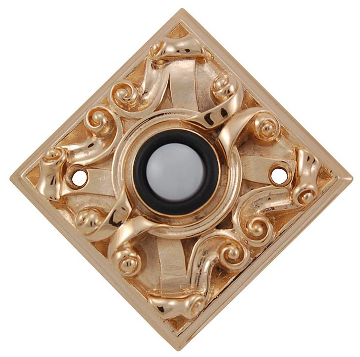 Bouton-poussoir Sforza, Or poli