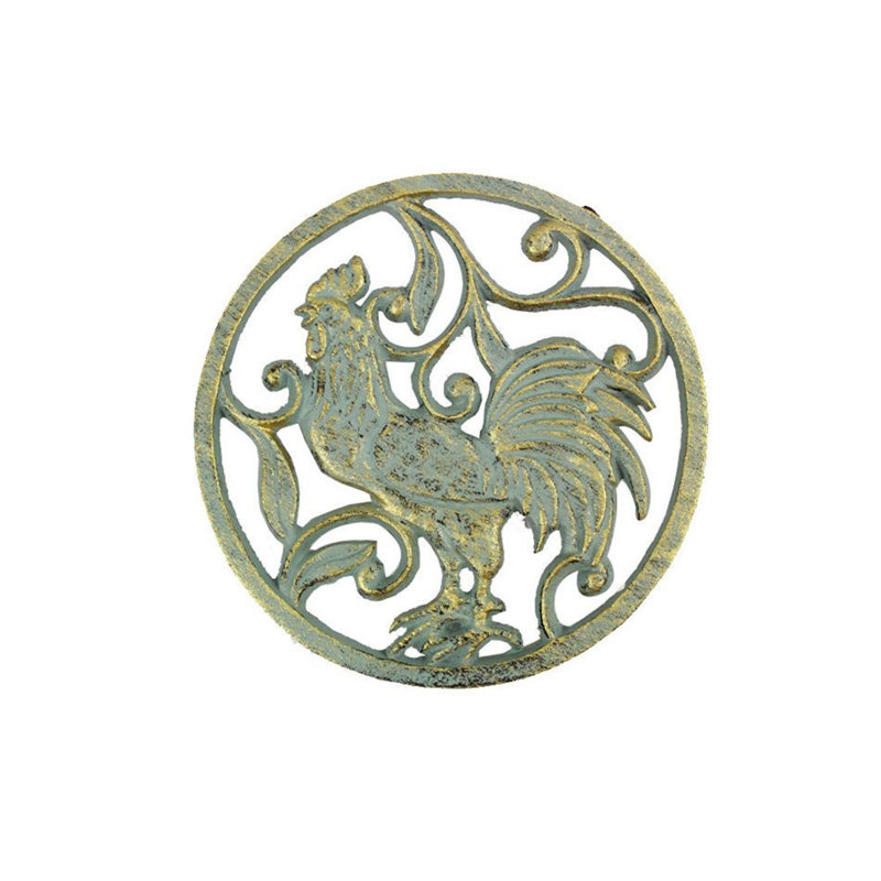Coq en fonte, Bronze